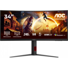 AOC Monitor cu34g4z 34 cale 240hz curved va hdmix2 dp has