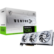 MSI Karta graficzna geforce rtx 5080 ventus 3x oc white 16g gddr7 256bit