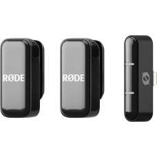 Rode wireless micro - 2-kanałowy cyfrowy system bezprzewodowy (lightning, czarny)