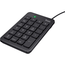 Trust 22221 numeric keypad Laptop/PC USB Black