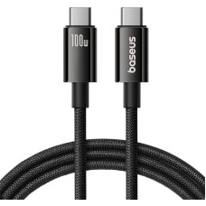 Baseus Cable USB Tungsten Gold USB-C to USB-C 100W 1,5m (black)