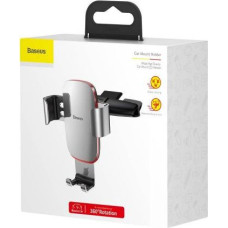 Baseus Car Mount Metal Age Gravity Phone holder (CD Version) Silver (SUYL-J0S)