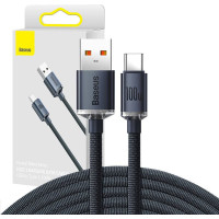 Baseus Crystal Shine cable USB to USB-C, 100W, 2m (black)