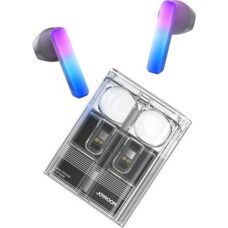 Joyroom Earphone IceLens Series Bluetooth True Wireless BT 5.3, TWS, AAC, SBC, HFP, A2DP, AVRCP, with LED Lights, Black (JR-TC1)