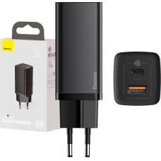 Baseus Quick Travel Charger Baseus GaN2 Lite USB+C 65W EU (black)