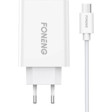Foneng Fast charger Foneng  1x USB EU43 10.5W + USB Micro cable