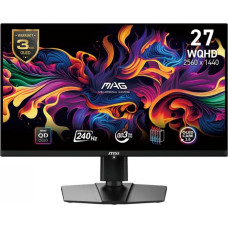 MSI Monitor 26.5 cala mag 271qpx qd-oled e2 led/wqhd/flat/240hz/czarny