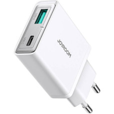 Joyroom mains charger JR-TCF14 (A+C) Super Slim 20W (white)