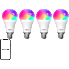 Meross MSL120 WiFi Smart LED Light Bulb (HomeKit) (four-pack)
