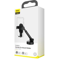 Baseus Car Mount Simplism Gravity Phone holder with suction base Black (SUYL-JY01)