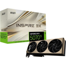 MSI Karta graficzna geforce rtx 5070 ti 16g inspire 3x oc plus gddr7 256bit