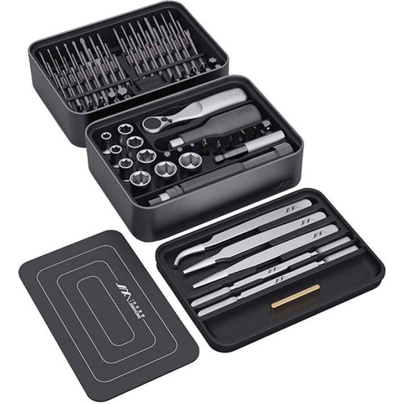Jimi Home Screwdrivers, Tweezers, Ratchet Wrench, Set of 100 pcs, JIMI Home FM-3,