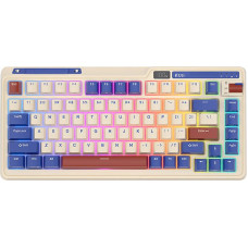 Royal Kludge KZZI K75 pro RGB wireless mechanical keyboard, Moment Switch (retro blue) (QWERTY)