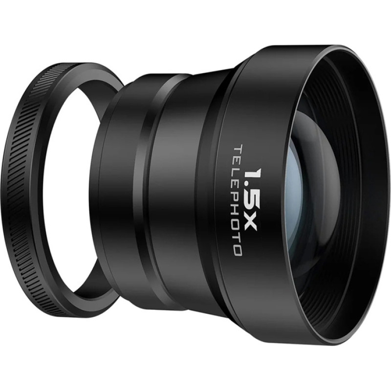 Freewell telephoto lens for FUJI X1000VI/X100V 1.5x (black)