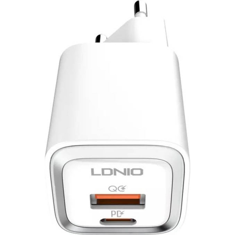Ldnio Wall charger LDNIO A2318M USB, USB-C + USB-C - Lightning Cable