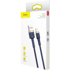 Baseus Lightning Cafule Cable QC 3.0, 1.5A, 2m Blue (CALKLF-CV3)