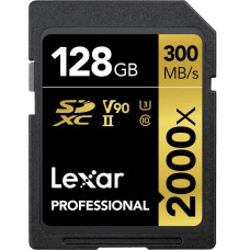 Lexar Karta Lexar Professional 2000x SDXC 128 GB Class 10 UHS-II/U3 V90 (LSD2000128G-BNNNG)