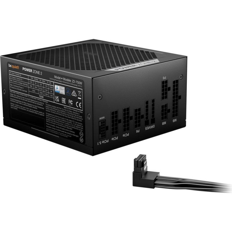 Be Quiet! POWER ZONE 2 750W power supply unit 20+4 pin ATX ATX Black