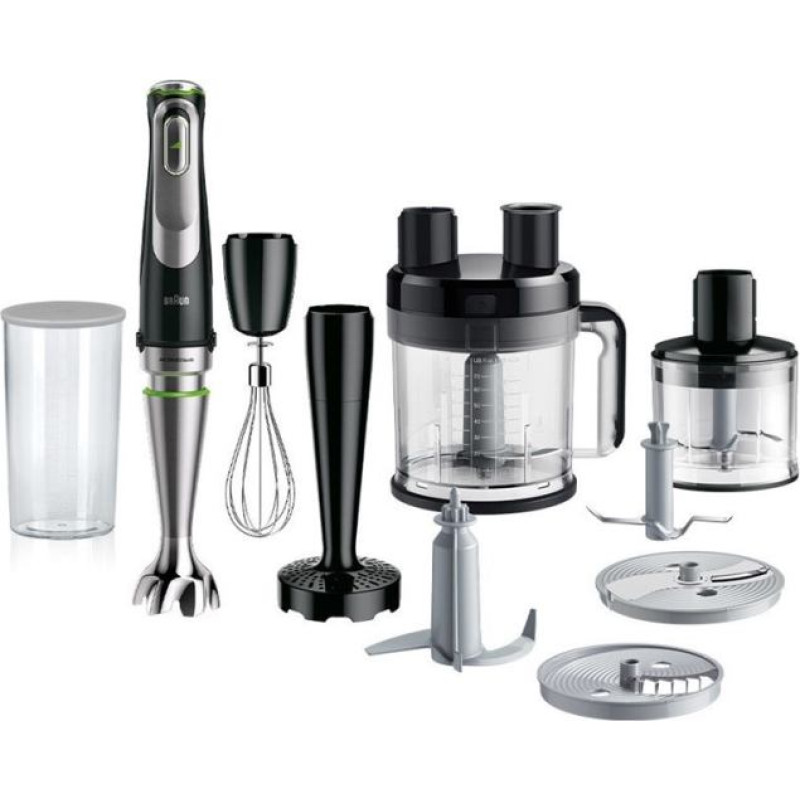 Braun MultiQuick 9 MQ 9187XLI 0.6 L Immersion blender 1200 W Black, Stainless steel
