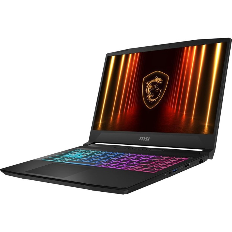 MSI Katana 15 HX B14WFK-605XPL Intel&reg; Core&trade; i7 i7-14650HX Laptop 39.6 cm (15.6") Full HD 16 GB DDR5-SDRAM 512 GB SSD NVIDIA GeForce RTX 5060 Wi-Fi 6E (802.11ax) NoOS Black