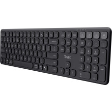 Trust Vaiya US Black USB + RF Wireless + Bluetooth - keyboard