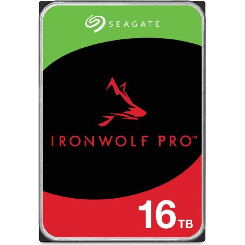 Seagate IronWolf Pro internal hard drive 16 TB 256 MB 3.5" Serial ATA III (ST16000NT001)
