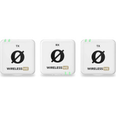 Rode RØDE Wireless ME Dual White - compact wireless microphone system with two transmitters for two-channel recording