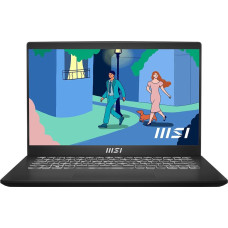 MSI Modern 14 C7M-294PL AMD Ryzen™ 5 7430U Laptop 35.6 cm (14") Full HD 16 GB DDR4-SDRAM 512 GB SSD Wi-Fi 6E (802.11ax) Windows 11 Home Black