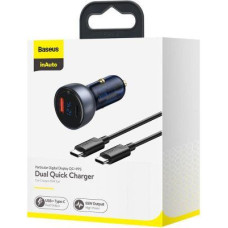 Baseus Car Charger Set Particular Digital Display PPS QC U+C (60W C+C cable 1m) 45W Black TZCCKX-0G
