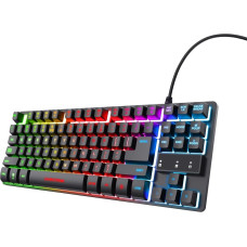 Trust GXT 833 Thado keyboard Gaming USB Dutch Black, Silver