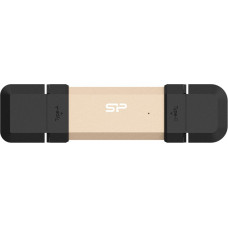 Silicon Power DS72 USB flash drive 1 TB USB Type-A / USB Type-C 3.2 Gen 2 (3.1 Gen 2) Gold