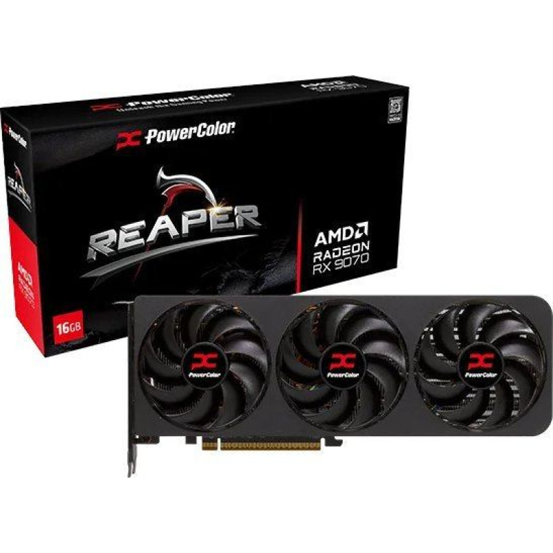 Powercolor Karta graficzna POWERCOLOR Reaper Radeon RX 9070 16GB GDDR6 (RX9070 16G-A)