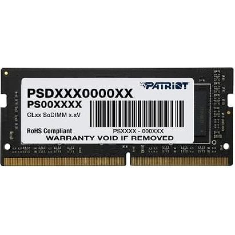Patriot Memory Signature PSD48G320081S memory module 8 GB 1 x 8 GB DDR4 3200 MHz