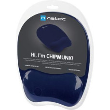 Natec MOUSE PAD CHIPMUNK NAVY BLUE 230X200MM MEMOR