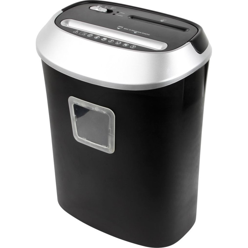 Activejet Shredder Activejet ASH-1201D, P-3, 25 l, 5x38 mm shreds, black and silver.