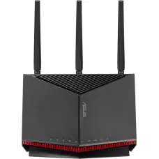 Asus RT-BE86U беспроводной маршрутизатор 10 Gigabit Ethernet Двухдиапазонный (2,4Ггц/5Ггц) Черный