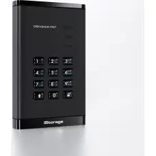 Istorage Dysk zewnętrzny HDD iStorage diskAshur PRO3 HDD zewnętrzny dysk twarde 2 TB USB Type-C 3.2 Gen 1 (3.1 Gen 1) Czarny