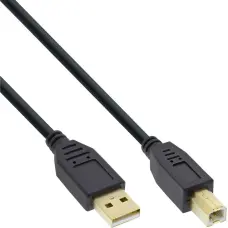 Inline Kabel USB InLine USB-A - USB-B 2 m Czarny (B-34518S)