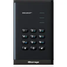 Istorage diskAshur3 HDD zewnętrzny dysk twarde 1 TB USB Type-C 3.2 Gen 1 (3.1 Gen 1) Czarny