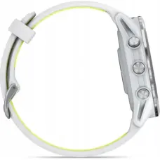 Ifit Icon Garmin Forerunner&reg; 970 Titanium with Whitestone Case and Whitestone/Translucent Amp Yellow Band